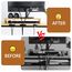 URAQT Kabelclips Kabelhalter, 12 Stück Vielzwecke Kabelführung Kabel Organizer Set für Schreibtisch, Netzkabel, USB Ladekabel, Ladegeräte, Audiokabel, Schwarz