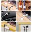 URAQT Kabelclips Kabelhalter, 30pcs Vielzwecke Kabelführung Kabel Organizer Set für Schreibtisch, Netzkabel, USB Ladekabel, Ladegeräte, Audiokabel (Weiß)