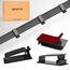 MiuCo 60 Stück kabelklemmen schreibtisch, Stark Kabelhalter Selbstklebend, Kabel Organizer, Kabel Clips für Ethernet Kabel, Indoor, Outdoor, Heim, Büro (Schwarz)