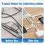 Kimsky Kabelhalter 100 Stück, 40 Große Kabelhalter Selbstklebend + 30 Mittlere Kabel Organizer + 30 Kleine Kabelmanagement, Kabelclips mit Kleber, Cable Management für Heim, Büro – Transparent