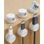 JOYROOM 6 Stück Kabelhalter Kabelmanagement Magnetische Kabel Organizer Selbstklebende Kabelclips für Schreibtisch, Nachttisch, Ladekabel, HDMI, USB, Audio-Kabel, Büro, Haus, Weiß