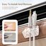 Syncwire Kabelclips Kabelhalter [5 Stück] Vielzwecke Kabelführung Kabel Organizer Set für Schreibtisch, Netzkabel, USB Ladekabel, Audiokabel, Ladekabeln usw - Transparent, SW-CC649
