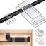 Kimsky Kabelhalter 70 Stück, 50 Kleine Kabel Organizer +20 Große Kabelmanagement, Kabelclips für Cable Management, Kabelhalter Selbstklebend mit Kleber, Kabelklemmen für Heim, Büro – Transparent