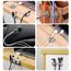 URAQT Kabelclips Kabelhalter, 20pcs Vielzwecke Kabelführung Kabel Organizer Set für Schreibtisch, Netzkabel, USB Ladekabel, Ladegeräte, Audiokabel (Grau)