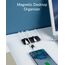 Anker Magnetischer Kabelhalter - Mehrzweck-Kabelmanager für Schreibtische Mit 5 Clips für Lightning, USB-C, Mikro-Kabel - Haftet auf Holz, Marmor, Metall, Glas (Schwarz)