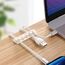 Syncwire Kabelclips Kabelhalter [5 Stück] Vielzwecke Kabelführung Kabel Organizer Set für Schreibtisch, Netzkabel, USB Ladekabel, Audiokabel, Ladekabeln usw - Transparent, SW-CC649