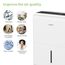 Comfee dehumidifier MDDP-50DEN7, 50L / 24h, room size approx. 250m³ (100m²)