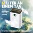 Luftentfeuchter, Auto Entfeuchtung, Raumentfeuchter Elektrisch 25m²/122m³, Luftentfeuchter mit LED Display und Wasserbehälter-Vollanzeige, Gegen Feuchtigkeit, Filter, Timer, 10 J. Gar