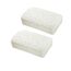 WENKO Feuchtigkeitskiller mit 2 x 1 kg Granulatblock, Raumentfeuchter, fasst bis zu 1,4 Liter Feuchtigkeit, laborgeprüft, nachfüllbar, reduziert Schimmel & Gerüche, 24 x 16 x 15 cm, Weiß/Grau