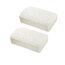 WENKO Feuchtigkeitskiller mit 2 x 1 kg Granulatblock, Raumentfeuchter, fasst bis zu 1,4 Liter Feuchtigkeit, laborgeprüft, nachfüllbar, reduziert Schimmel & Gerüche, 24 x 16 x 15 cm, Weiß/Grau