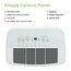 Comfee Luftentfeuchter 16L,Raumgröße ca. 80m³(32m²),Smart modu,Timer 24H,Wassertank 3L,APP-fähig, Weiß, MDDF-16DEN7-WF