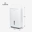 Klarstein DryFy Connect 30L Smart Luftentfeuchter, WiFi App-Steuerung, 30L/Tag, 5L Tank, Timer, Elektrischer Entfeuchter, Raumluftentfeuchter für 25-30m², Trocknungsgerät, Weiß