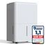 Newentor Luftentfeuchter Elektrisch 12L/Tag, Entfeuchter Elektrisch Keller 122m³/25m², Raumentfeuchter Elektrisch Leise 35dB, Mit 10 J. Gar., Ablaufschlauch, Abnehmbarem Filter, Timer
