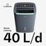Klarstein DryFy Connect 40L Smart Luftentfeuchter, 40L/24h, WiFi App Steuerung, 7L Tank, Timer, Elektrischer Entfeuchter für Räume 35-45m², Automatische Abschaltung, Trocknungsmodus, Anthrazit