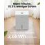 Newentor Luftentfeuchter elektrisch 25L, Entfeuchter elektrisch keller, Raumentfeuchter elektrisch, Dehumidifiers for home für 215m³/80m², mit Timer, Filter, Ablaufschlauch, 10 J. Gar.