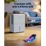 Newentor Luftentfeuchter elektrisch 25L, Entfeuchter elektrisch keller, Raumentfeuchter elektrisch, Dehumidifiers for home für 215m³/80m², mit Timer, Filter, Ablaufschlauch, 10 J. Gar.