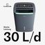 Klarstein DryFy Connect 30L Smart Luftentfeuchter - WiFi App Steuerung, 30L/24h, 5L Tank, Timer, Elektrischer Luftentfeuchter für Räume 25-30m², Trocknungsgerät, Raumluftentfeuchter, Anthrazit