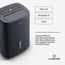 Klarstein DryFy Connect 30L Smart Luftentfeuchter - WiFi App Steuerung, 30L/24h, 5L Tank, Timer, Elektrischer Luftentfeuchter für Räume 25-30m², Trocknungsgerät, Raumluftentfeuchter, Anthrazit