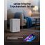 Newentor 12L Luftentfeuchter Elektrisch Keller 35dB, Entfeuchter Elektrisch Keller mit Ablaufschlauch 1m, Raumentfeuchter Elektrisch 25m²/122m³, 10 J. Gar., Filter, Timer (2 Stück)