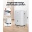 Newentor Luftentfeuchter elektrisch 25L, Entfeuchter elektrisch keller, Raumentfeuchter elektrisch, Dehumidifiers for home für 215m³/80m², mit Timer, Filter, Ablaufschlauch, 10 J. Gar.