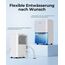Newentor Luftentfeuchter Elektrisch 12L/Tag, Entfeuchter Elektrisch Keller 122m³/25m², Raumentfeuchter Elektrisch Leise 35dB, Mit 10 J. Gar., Ablaufschlauch, Abnehmbarem Filter, Timer