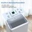 Newentor Luftentfeuchter Elektrisch 30L, Raumentfeuchter Elektrisch Leise 40dB, Entfeuchter Elektrisch Keller bis zu 245m³/90m², Mit 10 J. Gar., Ablaufschlauch, Abnehmbarem Filter, Timer
