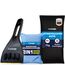 LICARGO Winter Komplett Set - Auto Luftentfeuchter (1kg) - 1x recycelter Eiskratzer - 1x Mikrofaser Scheibenschwamm - gegen beschlagene Autoscheiben - wiederverwendbarer Innenraum Luftentfeuchter