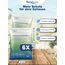 BonAura® Luftentfeuchter Nachfüllpack 6x 980g - Sparset Luftentfeuchter Granulat - 6er Set Entfeuchter Granulat - Schimmel- und Geruchsschutz