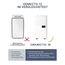 Comedes® Luftentfeuchter 12l / 24h - geräuscharmer Entfeuchter mit Rollen - leise & stromsparende Luftentfeuchtung für Wohnräume und Büros bis 25m² / 125m³ - Demecto 12 Dehumidifier