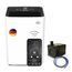 Comedes Demecto 16 eco WiFi Luftentfeuchter (16l/24h) + PowerDrain Kondensatpumpe - Geeignet für Wohnräume & Keller bis 65m² / 150m³, App-steuerbar, leise, Schlauchanschluss, inkl. 3m Schlauch