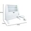 Güde Frostwächter GFW 520 (450-520 W Heizleistung, 10 m³ max. Raumheizvermögen, stufenlos regulierbarer Thermostat, Frostschutzfunktion, Überhitzungsschutz, große Standfüße, lautlose Konvektionswärme)