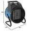 Güde Elektroheizer GEH 3000 P (3000 W Heizleistung, 2 Heizstufen (2000/3000 W) + Ventilatorfunktion, 238 m³/h max. Gebläseleistung, PTC-Keramik Heizelement, stufenloser Thermostat, Überhitzungsschutz)