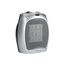 Amazon Basics Keramik-Standheizung, 1800 W, mit verstellbarem Thermostat - Silberfarben