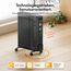 VonHaus Ölradiator mit 11 Rippen, Elektrischer Heizkörper für Homeoffice, Elektroheizung zum Schnellen Wärmen Jedes Raums, Mit Thermostat, 2,5 kW Ölheizer für Maximale Wärme (Schwarz)