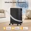 VonHaus Ölradiator mit 11 Rippen, Elektrischer Heizkörper für Homeoffice, Elektroheizung zum Schnellen Wärmen Jedes Raums, Mit Thermostat, 2,5 kW Ölheizer für Maximale Wärme (Schwarz)