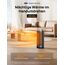 DREO Heizlüfter Energiesparend Leise, 2000W Keramik Heizung mit Thermostat, 12-Std-Timer, 3 Modi, 70° Oszillation, 16 Zoll Elektroheizung für Räume, Überhitzungs-Kippschutz, Solaris Slim H2, Gold