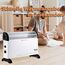 DONYER POWER Konvektor-Heizkörper 2000W Raumheizung mit Einstellbarem Thermostat Nicht Vorjähriges Inventar