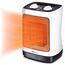 Pro Breeze 2000W Mini Keramik Heizlüfter energiesparend mit automatischer Oszillation, Zwei Leistungsstufen, Kleine Elektroheizung leise für Wohnzimmer, Büro, Terasse - Weiß