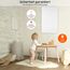 Könighaus Bild Infrarotheizung Standgerät - 600 Watt - Energiesparend = wärmt innerhalb von 2 Minuten - mit Standfüßen & Thermostat - mobile Standheizung - Echter Hingucker mit Motiv: Orientteppich