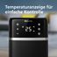 Philips 5000 Turmheizlüfter, 2000W, App-gesteuert, bis zu 50% Energieersparnis, Temp-Anzeige, 5 Sicherheitsfunktionen, 4 Modi, 60° Oszillation, leise, schwarz/grau (CX5120/11)