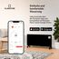 Klarstein Infrarotheizung mit Thermostat, 1200W Elektroheizung, Smart Home Infrarotheizung zur Wandmontage, IR mit App-Steuerung & Erkennung Offener Fenster, Effizienter Feuchtraum Heizkörper CO2-Frei
