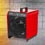 TROTEC Elektroheizgebläse TDS 50 E – 9 kW (Stufe 3), 4,5 kW (Stufe 2), 845 m³/h Luftleistung, Thermostat, Ventilatorfunktion, robustes Metallgehäuse