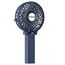 iEGrow Tragbarer Mini-Ventilator, wiederaufladbar über USB [4 bis 11 Stunden Laufzeit], 3 Geschwindigkeitsstufen, wiederaufladbarer Akku, für unterwegs, zu Hause (Blau)