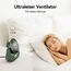 VOXON USB Tischventilator, Mini Ventilator mit 5 Geschwindigkeiten, Ventilator Leise, Usb Fan Klein mit 1,5M Langem Kabel, Tragbarer Usb Lüfter für Desktop Büro Zuhause Schlafzimmer, KEINE BATTERIE