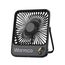 Warmco 10000mAh Tragbarer Ventilator 21 cm Hoch, Max 24h Laufzeit, Ultra-dünn Leise Akku Tischventilator mit Digitalanzeige für Camping, Büro, Schlafzimmer, Reisen