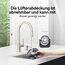 VOXON USB Tischventilator, Mini Ventilator mit 5 Geschwindigkeiten, Ventilator Leise, Usb Fan Klein mit 1,5M Langem Kabel, Tragbarer Usb Lüfter für Desktop Büro Zuhause Schlafzimmer, KEINE BATTERIE