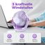 OCOOPA USB Ventilator, Ventilator klein Tischventilator mit starkem Luftstrom und Leise Betrieb 3 Geschwindigkeiten, 360 ° Drehbarer Kopf, Einfach zu Tragen für Büro, Zuhause und im Freien