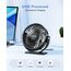 TriPole Ventilator Leiser, Mini Ventilator mit 3 Geschwindigkeiten, USB Tischventilator Leistungsstarker Tragbarer mit 360° Neigung, Fan klein für Einsatz Büro, Schlafzimmer, Reisen