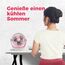 OCOOPA USB Ventilator, Ventilator klein Tischventilator mit starkem Luftstrom und Leise Betrieb 3 Geschwindigkeiten, 360 ° Drehbarer Kopf, Einfach zu Tragen für Büro, Zuhause und im Freien