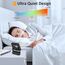 Ajgvq Tischventilator, USB Ventilator Akku von 12h Akkulaufzeit, Mini Ventilator Leise mit 3 Stufen, 135° Verstellbar, Ultraleise & Vibrationsfrei, Lüfter für Büro, Zuhause, Reise